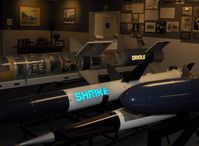 Point Mugu Nas (naval Base Ventura Co) Airport (NTD) - AGM-45 SHRIKE Anti-radiation missile and ORIOLE interior visual-display missile - by Doug Robertson