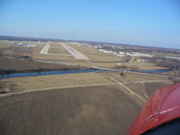 Chicago/rockford International Airport (RFD) - Turning final Runway 1 - by Mark Pasqualino