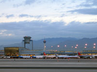 Mc Carran International Airport (LAS) - McCarran 'D' Gates - Getting ready for another day. - by Brad Campbell