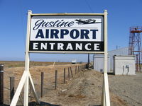 Gustine Airport (3O1) - Welcome sign at Gustine Airport, Merced County, CA - by Steve Nation