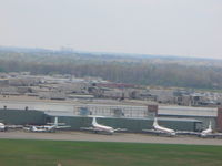 Willow Run Airport (YIP) - West Ramp - by Mark Pasqualino