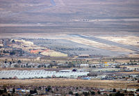 Nellis Afb Airport (LSV) - Nellis Air Force Base taken from on top of the Stratosphere in Las Vegas. - by Kevin Murphy