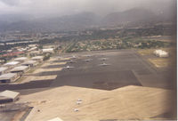 Honolulu International Airport, Honolulu, Hawaii United States (PHNL) - Hickam AFB - taken from N25AZ prior to Landing - by Syed Rasheed
