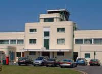Sharurah Domestic Airport - Shoreham Control Tower and Main Entrance - by Les Rickman