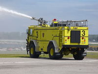 Toronto City Centre Airport, Toronto, Ontario Canada (CYTZ) - Fire Truck used for geese and seagull control - by Mark Pasqualino