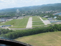 William T. Piper Memorial Airport (LHV) - Turning final - by Sam Andrews