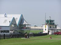 Sywell Aerodrome Airport, Northampton, England United Kingdom (EGBK) - Pilot's Mess and Tower at Sywell - by Simon Palmer