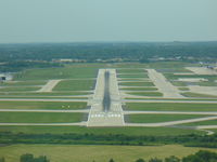 General Mitchell International Airport (MKE) - Final Approach Runway 25L - by Mark Pasqualino