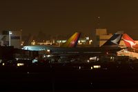 Los Angeles International Airport (LAX) - Bradley International Terminal at night. - by Dean Heald