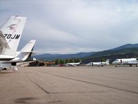 Aspen-pitkin Co/sardy Field Airport (ASE) - General Aviation Ramp - by Mark Pasqualino