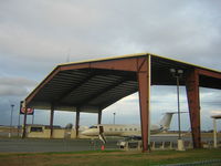 Monmouth Executive Airport (BLM) - the terminal - by William Hughes