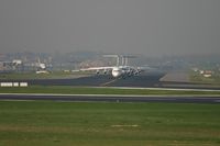 Brussels Airport, Brussels / Zaventem   Belgium (BRU) - SNBA AVRO RJ taxiing to takeoff on rwy 25R - by Daniel Vanderauwera
