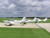 Sywell Aerodrome Airport, Northampton, England United Kingdom (EGBK) - Part of the training fleet awaiting customers - by Simon Palmer