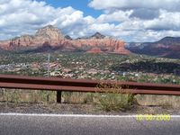 Sedona Airport (SEZ) - View From Airport Rd, Looking At West Sedona - by John Madzik