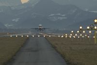 Salzburg Airport, Salzburg Austria (SZG) - Monarch 757-200 G-DAJB taking off - by Yakfreak - VAP