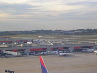 Hartsfield - Jackson Atlanta International Airport (ATL) - Concourse D from roof of E - by Florida Metal