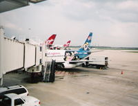 Orlando International Airport (MCO) - Powerpuff plane at Orlando - by Florida Metal
