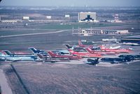 Dallas/fort Worth International Airport (DFW) - Braniff International fleet - by Mark Pasqualino