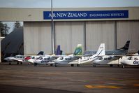 Auckland International Airport, Auckland New Zealand (AKL) - A great line-up of BN Islanders - by Micha Lueck