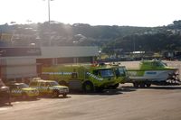 Wellington International Airport, Wellington New Zealand (WLG) - Having water at both ends of the runway, Wellington's airport fire/rescue services operate boats in additon to fire engines - by Micha Lueck