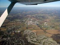 Carroll County Rgnl/jack B Poage Field Airport (DMW) - passing DMW looking north - by Herb Harris