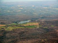 Somerset County Airport (2G9) - Clear indication that you are near the airfield -  home of the windwinds - by Herb Harris