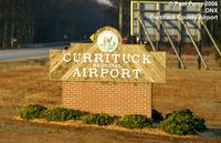Currituck County Regional Airport (ONX) - The welcome sign, complete with a seal - by Paul Perry