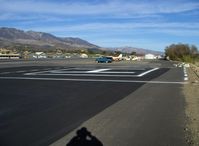 Santa Paula Airport (SZP) - Newly resurfaced and re-marked Helo Pad - by Doug Robertson