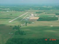 Huntingburg Airport (HNB) - Corporate taxiway construction during summer of 2005 - by Travis McQueen