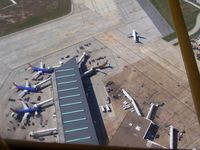 William P Hobby Airport (HOU) - Aerial shot of the West terminal finger - by Michael Bludworth