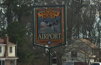 Virginia Beach Airport (42VA) - The sign approaching the airport - by Paul Perry