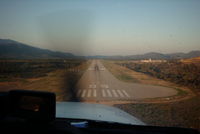 Figari Sud Corse Airport, Figari France (LFKF) - Short final at FIGARI Airport - by Guy DIDIER