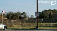 Virginia Beach General Hospital Heliport (2VA7) - Seen from the parking lot, with a valid admonition - by Paul Perry