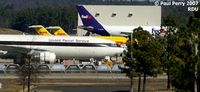 Raleigh-durham International Airport (RDU) - Three companies with a presence on the Cargo Area - by Paul Perry