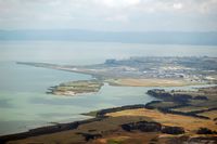 Auckland International Airport, Auckland New Zealand (AKL) - taken from B 777-200ER (ZK-OKB), coming from KIX via CHC - by Micha Lueck