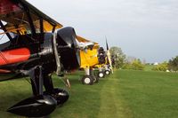 Antique Airfield Airport (IA27) - Flight Line Antique Airfield - by Floyd Taber