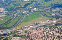 Rome Urbe Airport - Rome - Urbe seen from a Ryanair Boeing 737 - by Pete Hughes