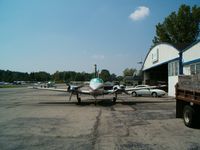 Blue Ash Airport, Cincinnati, Ohio United States (ISZ) - Blue Ash hangar - by IndyPilot63