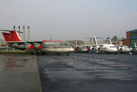 Cologne Bonn Airport, Cologne/Bonn Germany (CGN) - Five BAe 146's - by Wolfgang Zilske