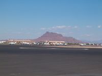 Falcon Fld Airport (FFZ) - Tarmac with Red Mountain in the backround. - by IndyPilot63