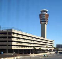 Phoenix Sky Harbor International Airport (PHX) - As we taxi around the other side... - by Stephen Amiaga