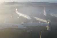 Vienna International Airport, Vienna Austria (VIE) - foggy morning at VIE - by Yakfreak - VAP