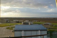 The Eastern Iowa Airport (CID) - Looking NNW from the control tower; foreground is Landmark; right rear is Iowa Glass, center rear is Alliant Energy, left rear is Rockwell-Collins - by Glenn E. Chatfield