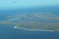 Tangier Island Airport (TGI) - Most of TGI, runway 20 to the right - by Robert Thomas