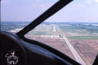 Dupage Airport (DPA) - Runway 10 seen from the cockpit of N52427 - by Glenn E. Chatfield