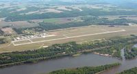 Red Wing Regional Airport (RGK) - From the west, a Minnesota Airport that is actually in Wisconsin - by Timothy Aanerud