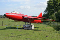 Bournemouth Airport, Bournemouth, England United Kingdom (EGHH) - Gate guardian now in Museum picnic area - by Les Rickman