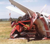 Fairfield County Airport (LHQ) - Tornado damage - by Bob Simmermon