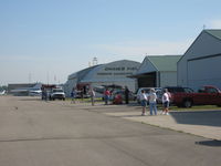 Grimes Field Airport (I74) - Breakfast fly-in visitors - by Bob Simmermon