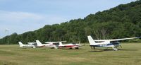 Riverside Airport (OH36) - Hardin County's flight of four at Riverside breakfast fly-in - by Bob Simmermon